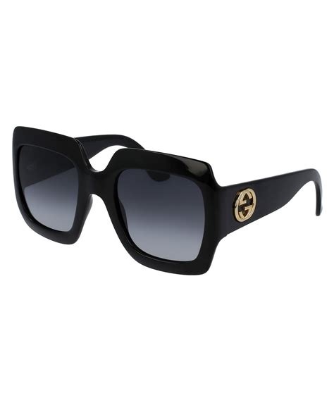 gucci 63.5 square sunglasses|gucci large square frame sunglasses.